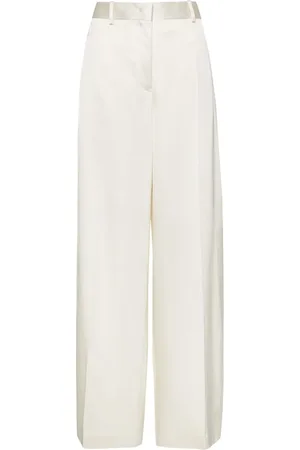 Jil Sander Twill-weave pressed-crease trousers