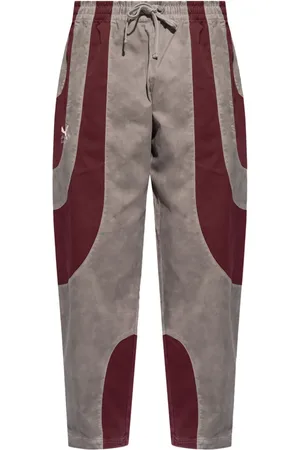PUMA Panelled cotton trousers
