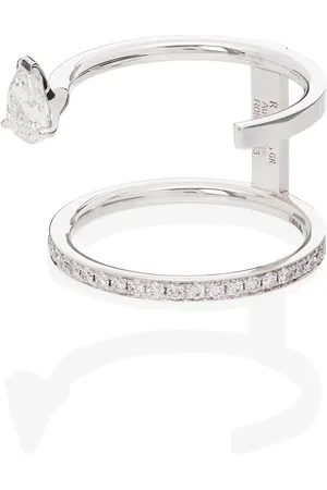 Repossi Serti Sur Vide 18kt white gold diamond ring