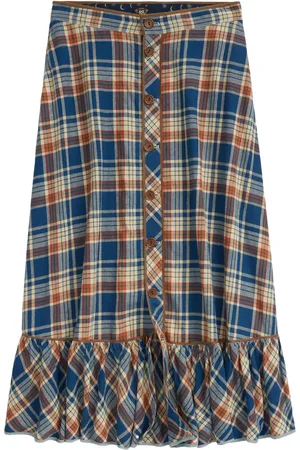 Ralph Lauren Sadie cotton-linen blend skirt