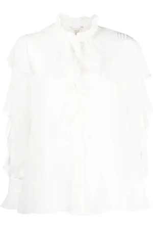 SHIATZY CHEN See-through silk shirt