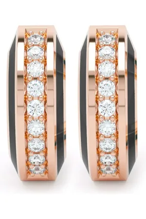 LOEV 18K rose gold Eternity diamond earrings