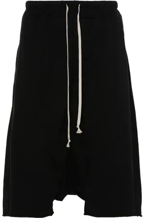 Rick Owens Drawstring Pods cotton shorts
