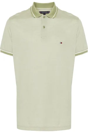 Tommy Hilfiger Logo-embroidered cotton polo shirt