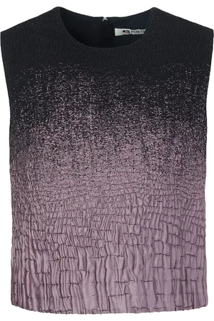 PORTS 1961 Gradient-effect textured top