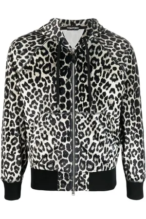 Tom Ford Leopard-print track jacket