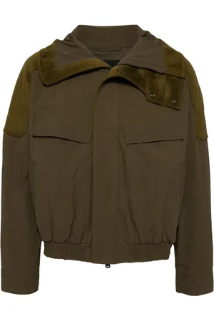 CROQUIS Splicing cropped jacket