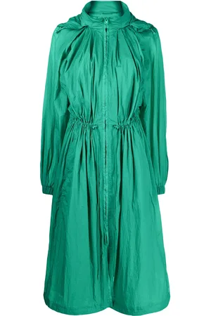 JUUN.J Ruched hooded dress