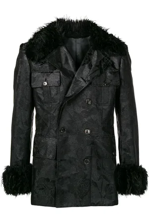 Jean Paul Gaultier Faux fur collar jacket