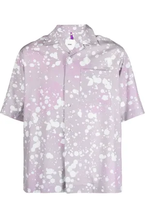 OAMC Kurt splatter short-sleeve shirt