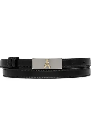 Patrizia Pepe Metallic logo-buckle belt