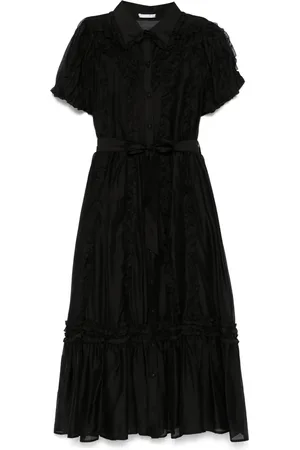 CENERE GB Ruffled midi dress