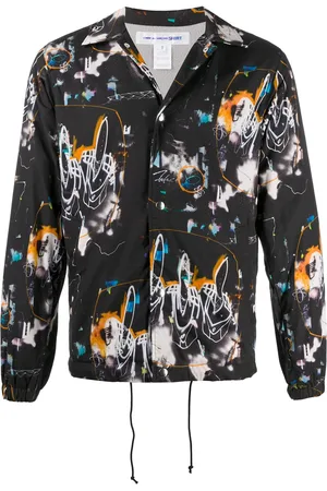 Comme des Garçons Abstract print shirt jacket