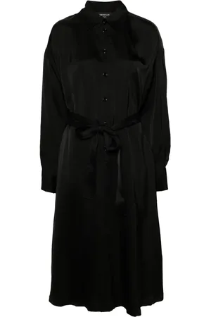 Fabiana Filippi Belted satin shirtdress
