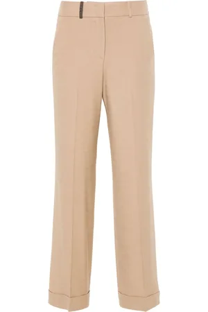 PESERICO SIGN Straight-leg trousers