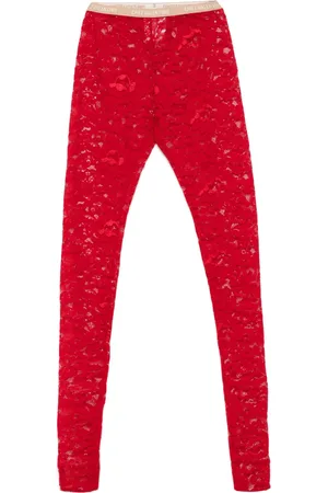 VALENTINO GARAVANI Floral-lace tights