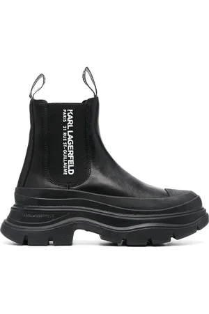 Karl Lagerfeld Logo-print chelsea boots