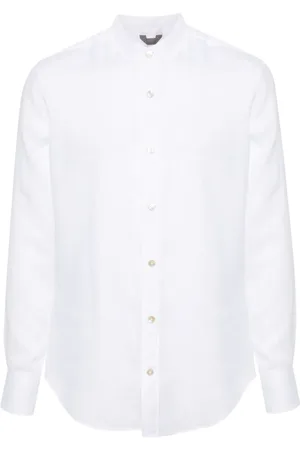 ELEVENTY Slub-texture linen shirt