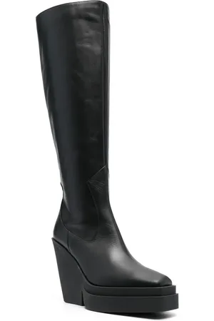 Gia Borghini 120mm knee-high leather boots