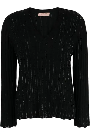 Twin-Set V-neck knitted jumper