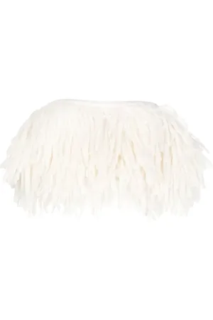 Jacquemus Fringed cropped top