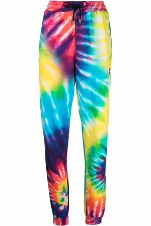 Philipp Plein Tie dye print track pants