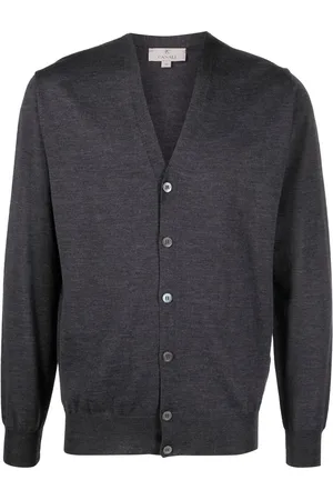 CANALI Button-up knitted cardigan