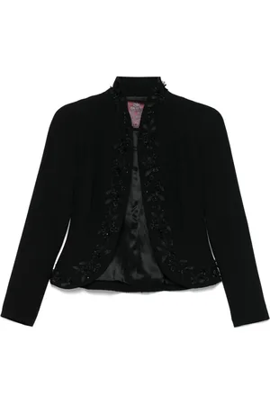 John Galliano 1990s crystal-embellished jacket