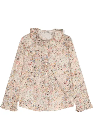 Il gufo Star-print cotton shirt