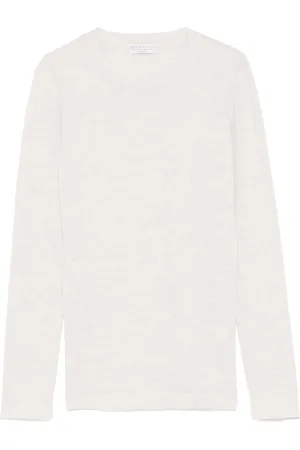 Brunello Cucinelli Mélange-effect sweater