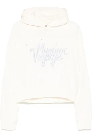 Musium Div. Logo embroidery hoodie