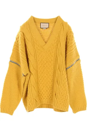 Gucci 2010s cable-knit wool jumper