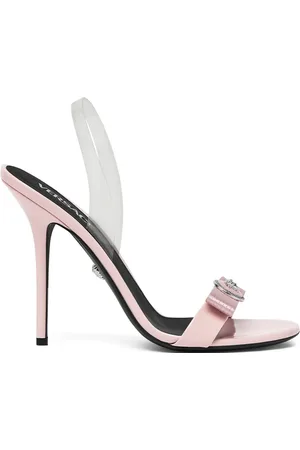 VERSACE Gianni Ribbon 110mm slingback sandals