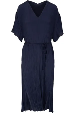 Vince V-neck pleated dress