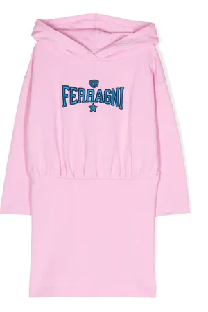 Chiara Ferragni Logo-patch hooded dress