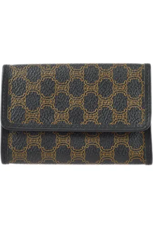 Céline 1990-2000s Macadam canvas six-hook key case