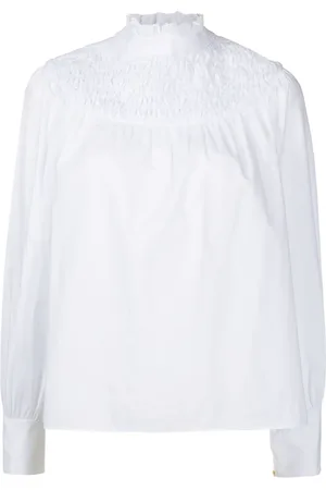 Isolda Ronnie long-sleeved cotton blouse
