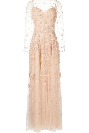 Zuhair Murad Applique tulle gown