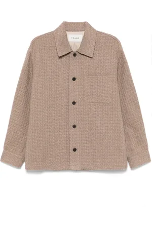 Frame Textured shirt jacket