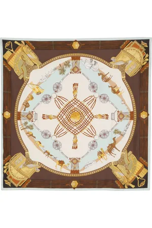 Etro Graphic-print silk scarf