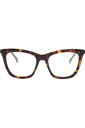 Carolina Herrera Tortoiseshell cat-eye glasses