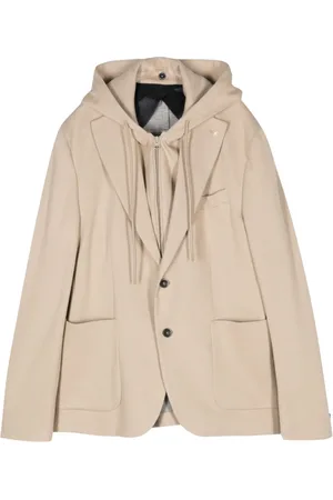 Manuel Ritz Logo-brooch blazer