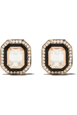SELIM MOUZANNAR 18kt rose gold diamond Mina earrings