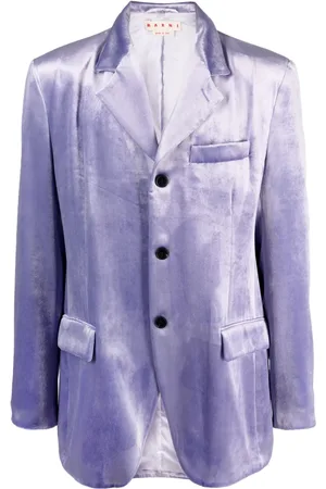 Marni Single-breasted velvet blazer