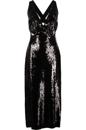 Khaite The Milo sequinned midi dress