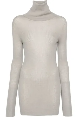 Rick Owens Ribbed Tube virgin wool jumper