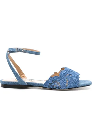 Arteana Floral-lace strap sandals