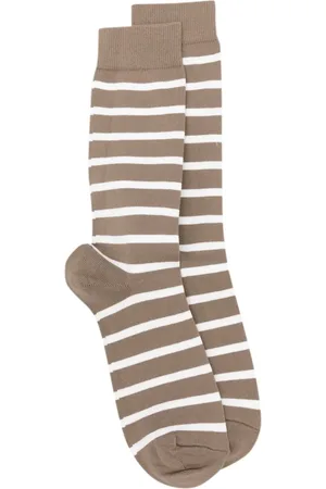 Sunspel Striped ankle socks