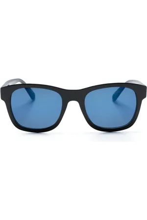 Moncler Logo-plaque wayfarer-frame sunglasses