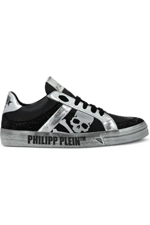 Philipp Plein Retrokickz TM leather sneakers
